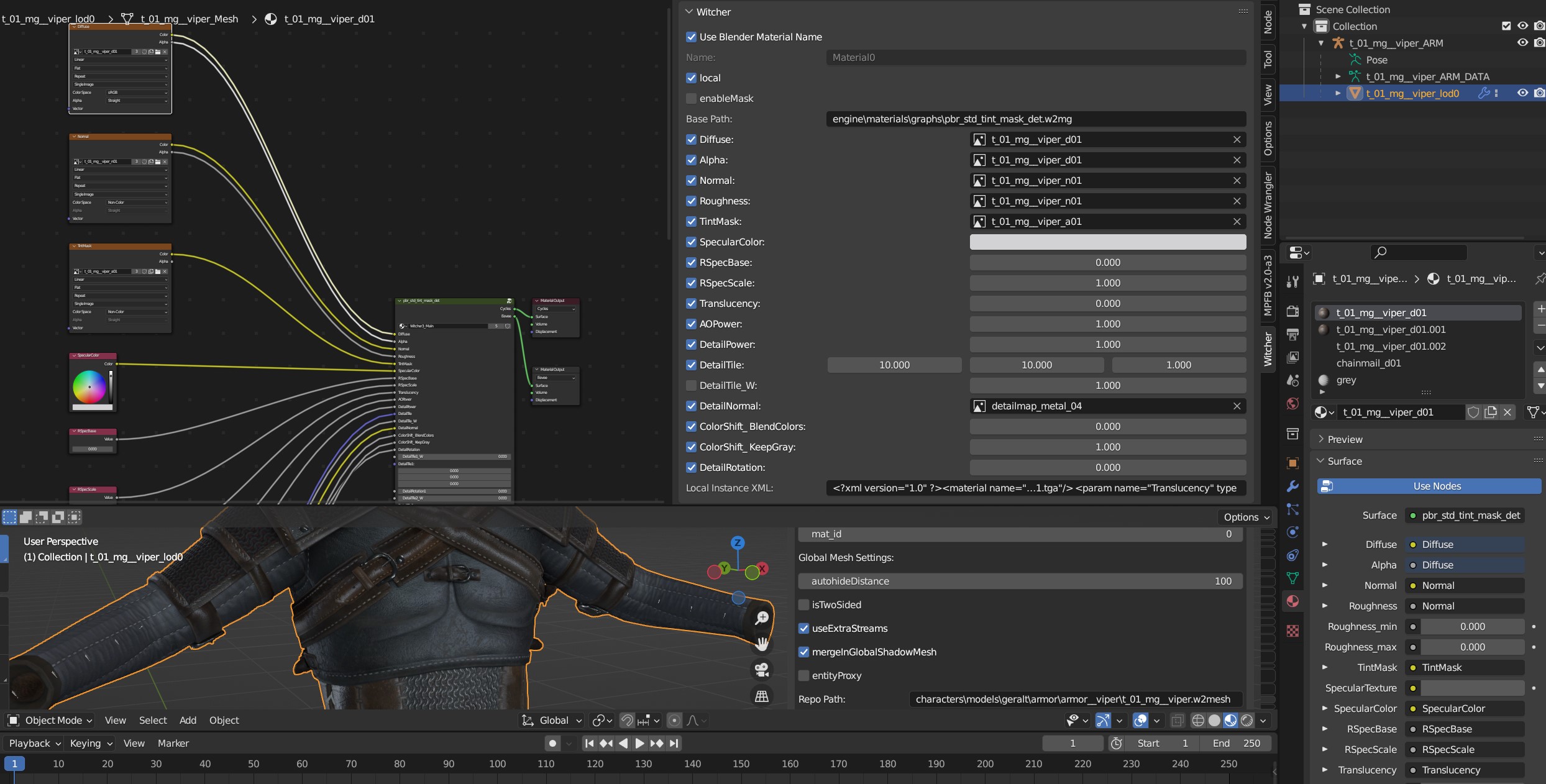 Exporting Mesh Notes - dingdio/Witcher3-Blender-Tools GitHub Wiki