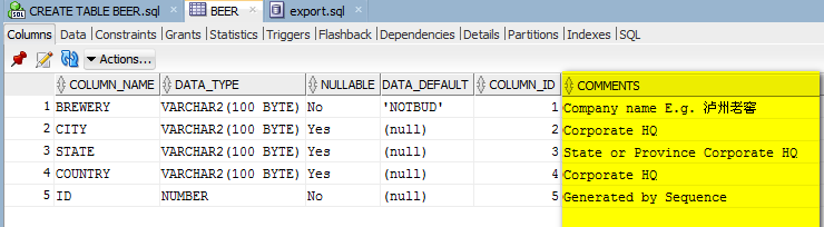 Oracle table comments are not scripted out using NEWREVENG · Issue #224 ...