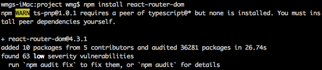 The warning appear whenever npm install · Issue #15059 · facebook/react ...