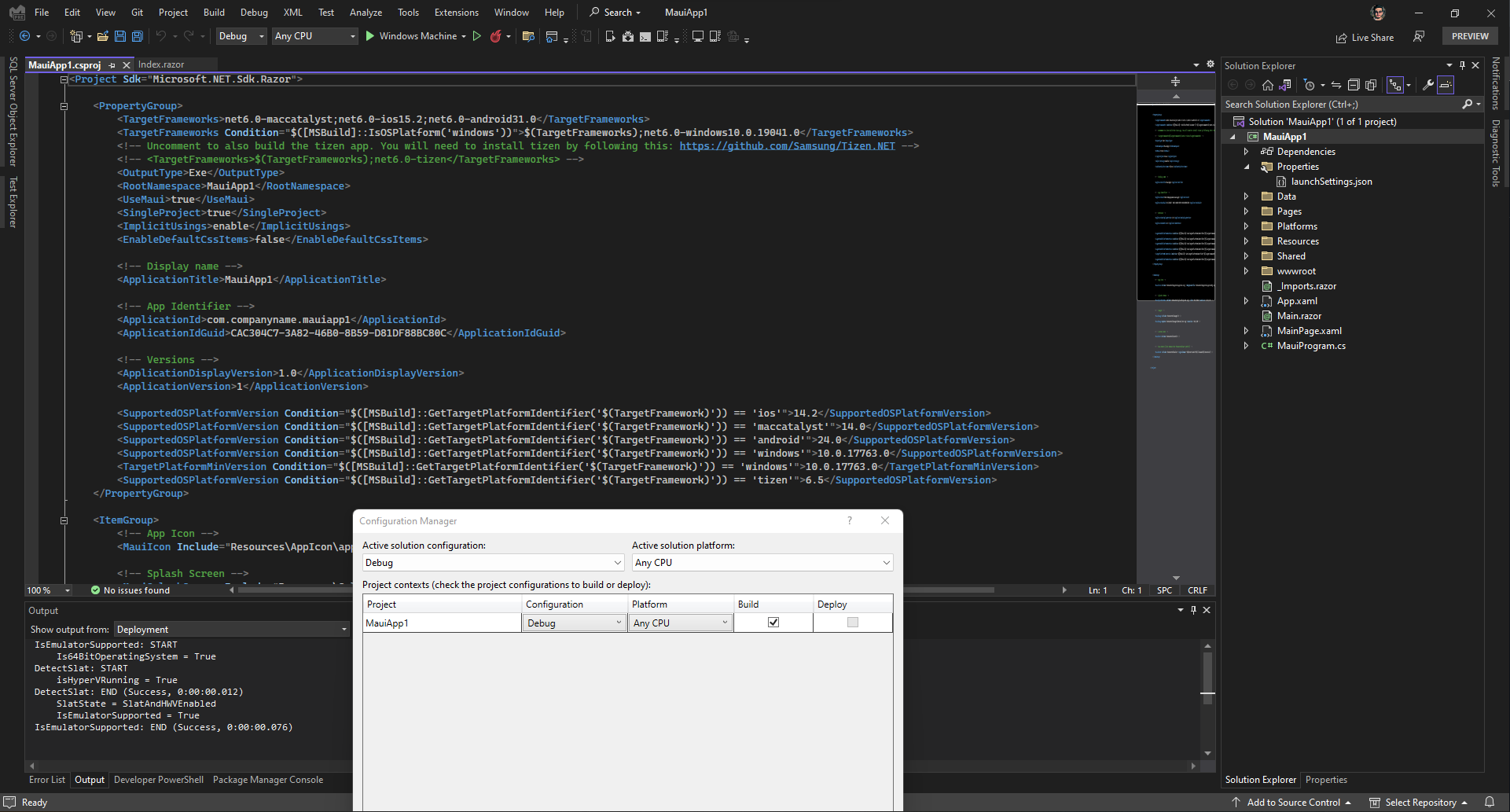 Can't deploy my application · Issue #9711 · dotnet/maui · GitHub