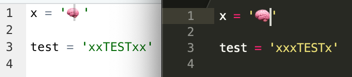 Editor incorrectly handles wide unicode characters · Issue #6836 ...