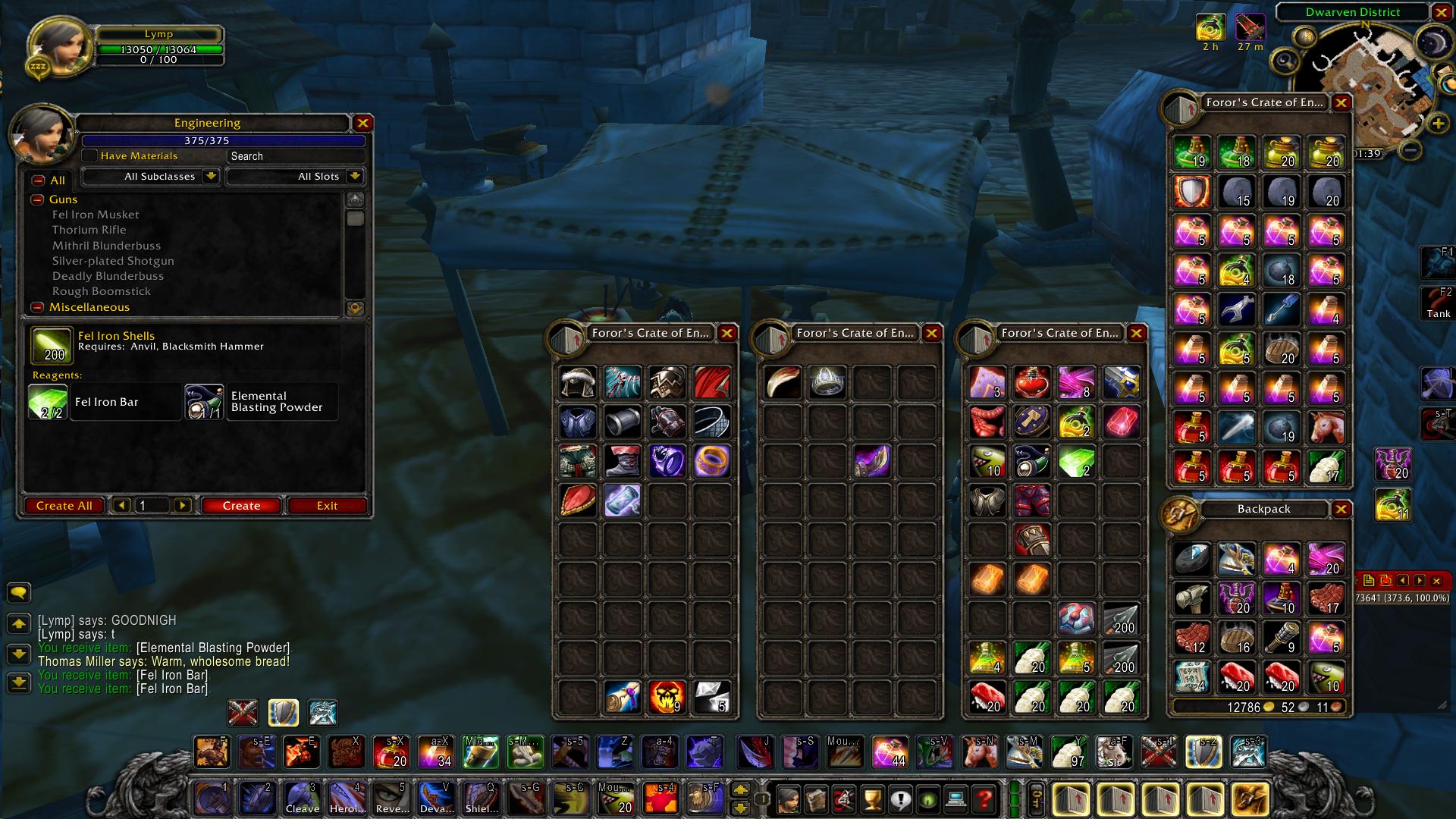 Fel Iron Shells Issue 601 Elysium Project Tbc Bug Tracker Github