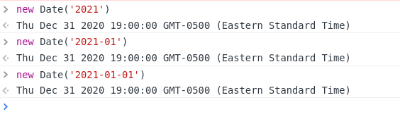 Incomplete date entered by text input is parsed as valid date for ...