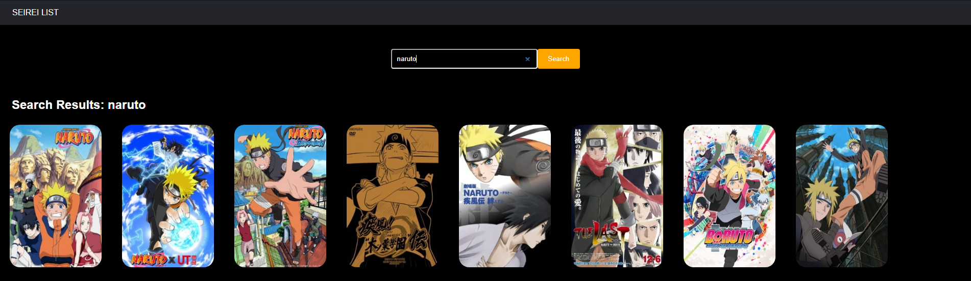 GitHub - barangana/anime-database-search: Anime search and display ...