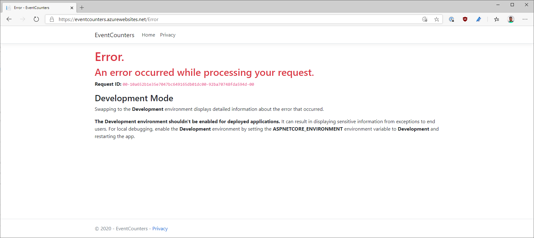 Add docs about the default error page in the templates · Issue #17708 ...