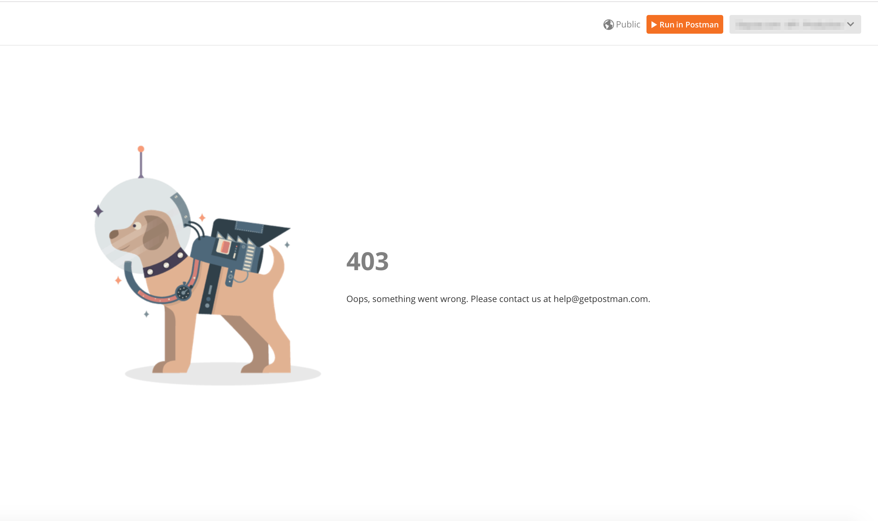 Published documentation broken and throws an error 403 · Issue 7289