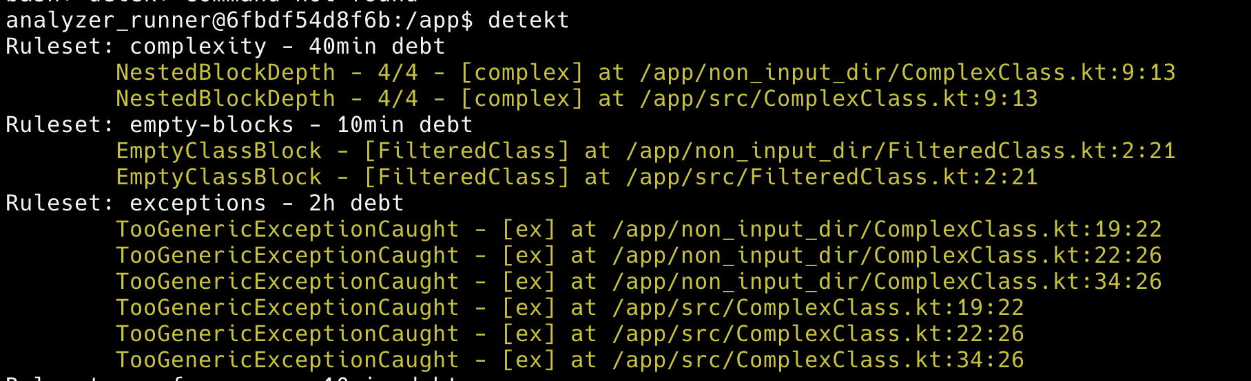 How to disable colored output · Issue #2375 · detekt/detekt · GitHub