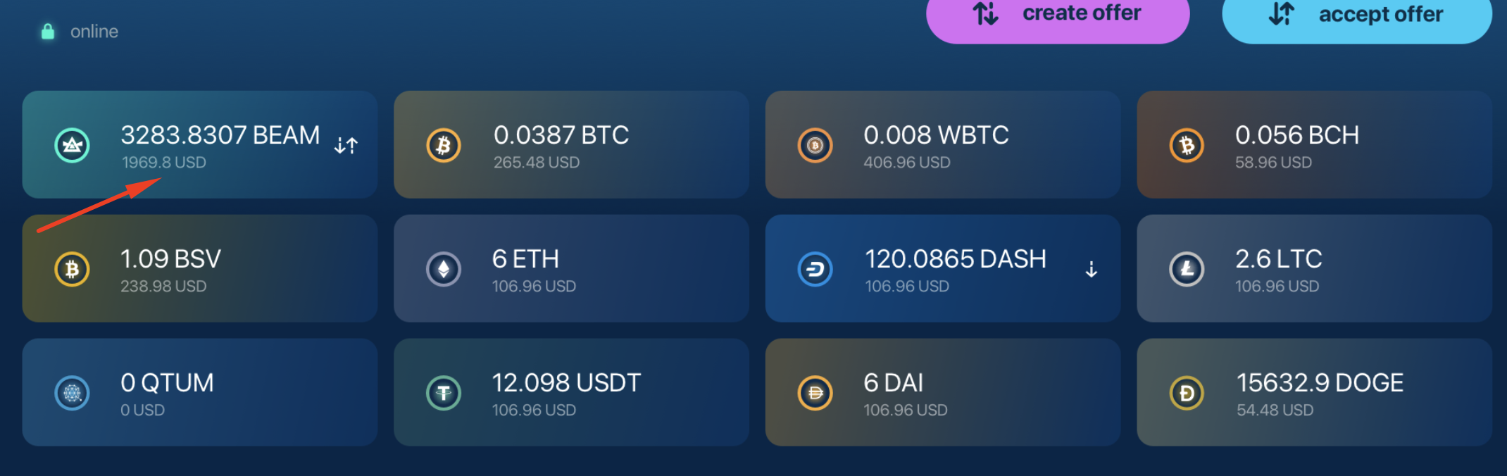 Atomic Swap. Display 2nd currency · Issue #391 · BeamMW/beam-ui · GitHub