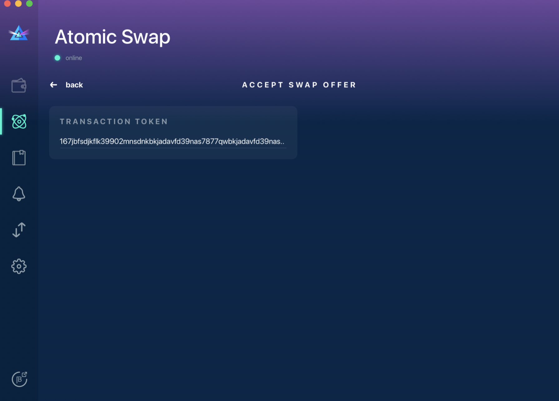 Atomic Swap - Accept offer screen new design · Issue #116 · BeamMW/beam ...