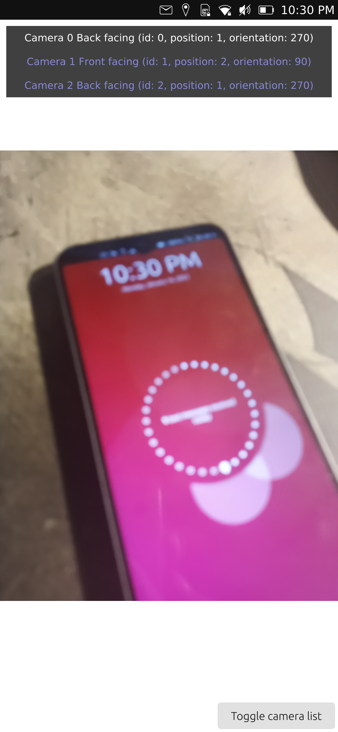 Add option of switching to rear 8MP wide angle lens to Camera app · Issue 160 · HelloVolla