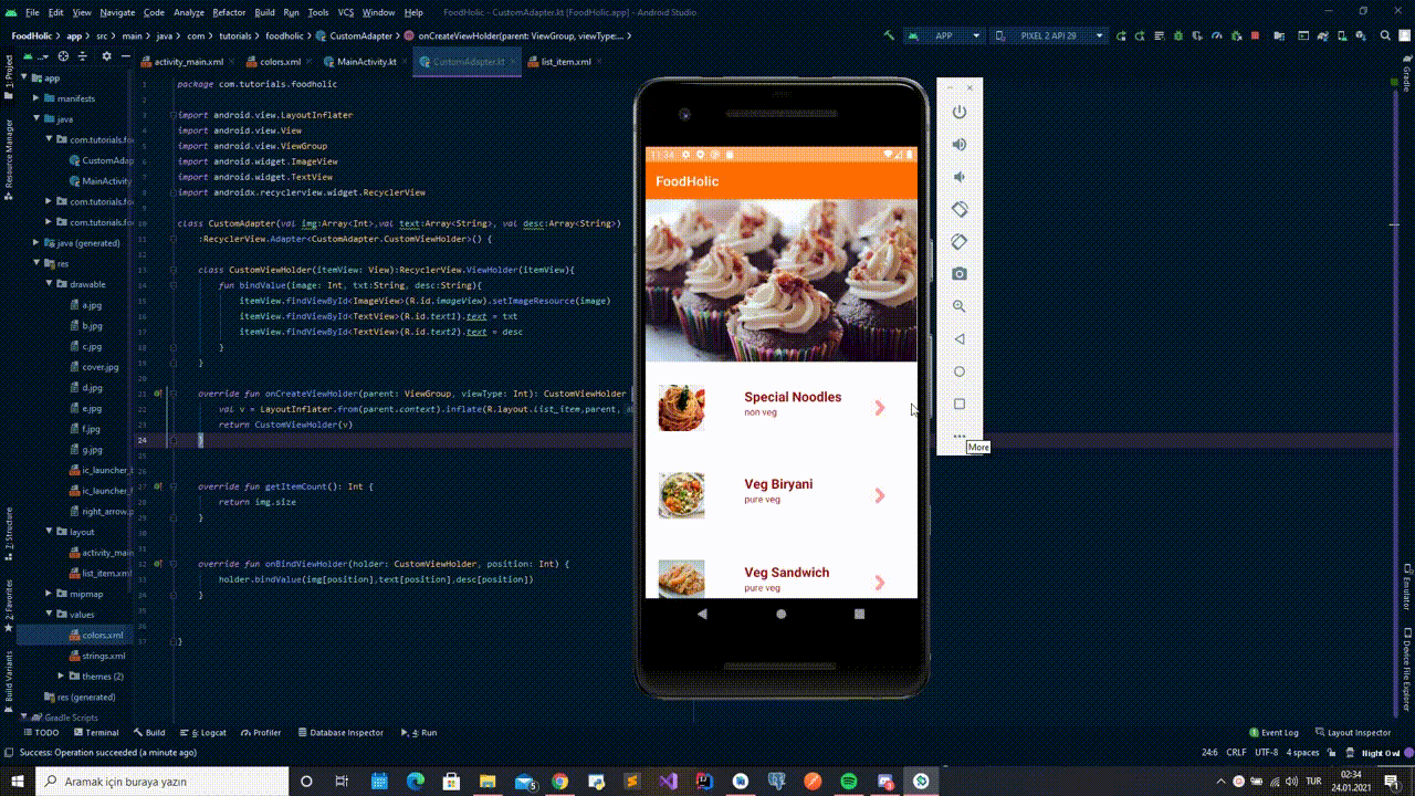 GitHub - yagmurerdogan/Food-Holic: This is a tutorial for learning ...