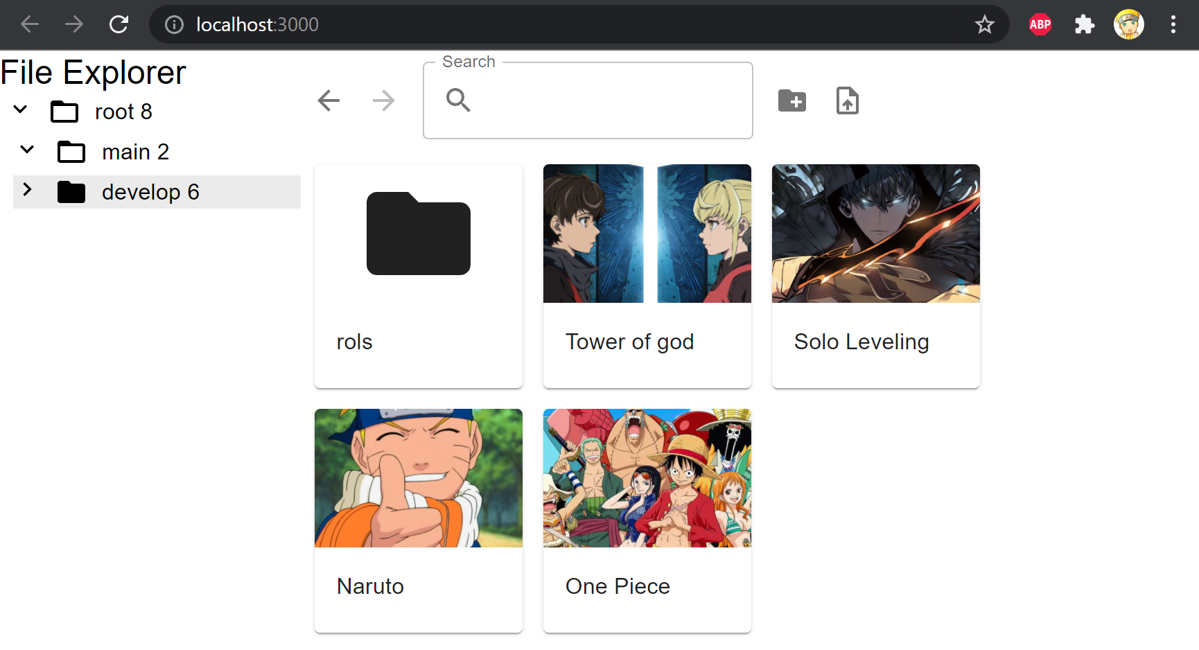 GitHub - DanoGaram/supreme-file-explorer: A web file explorer