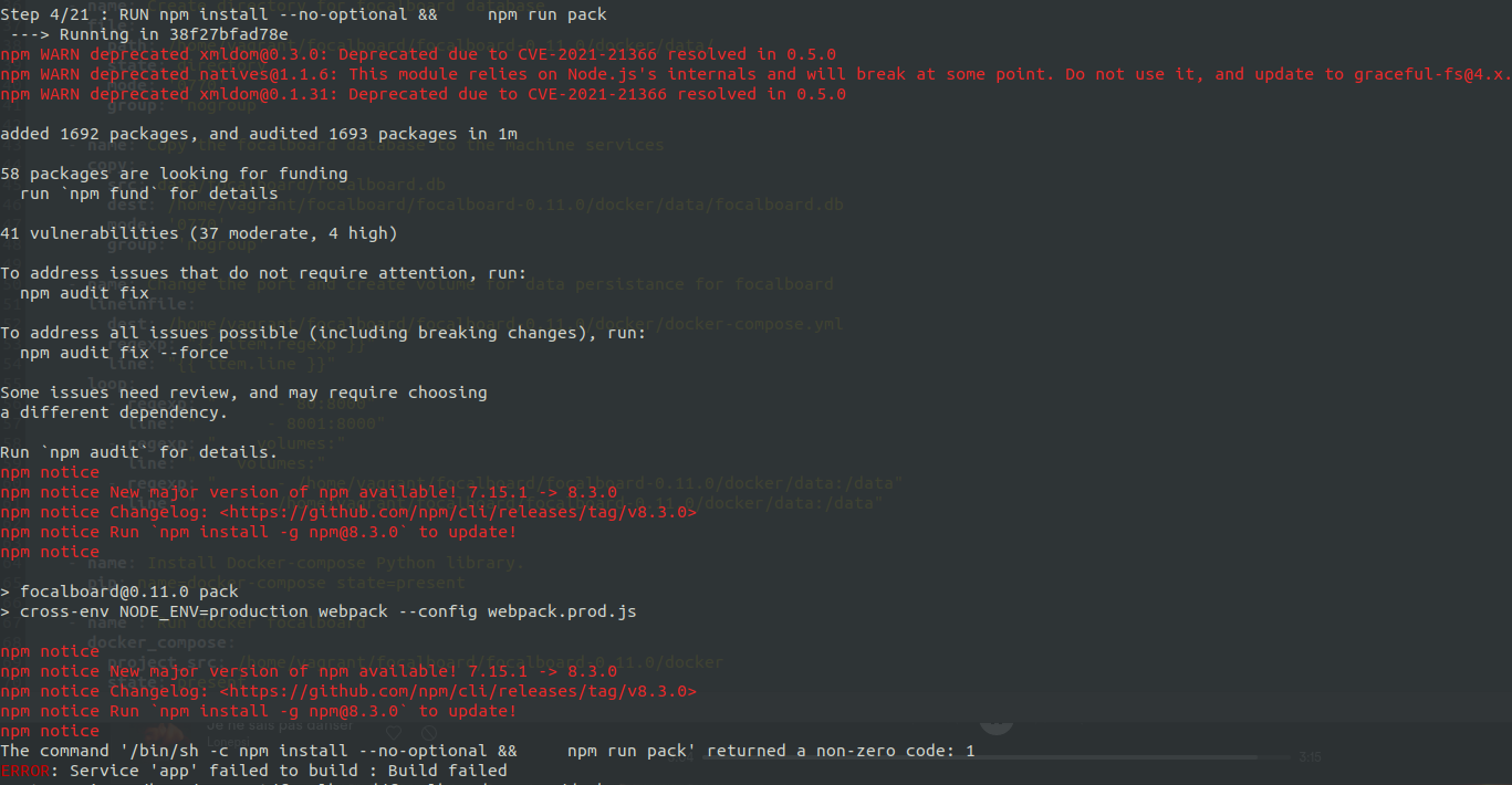 Bug: Ubuntu 20.04 docker-compose error · Issue #2089 · mattermost ...