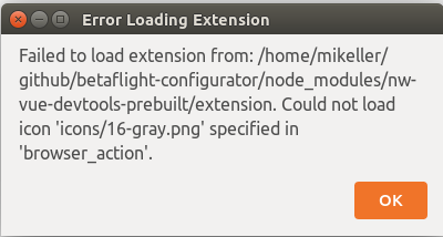 Error message when starting configurator in debug mode · Issue #2253 ...