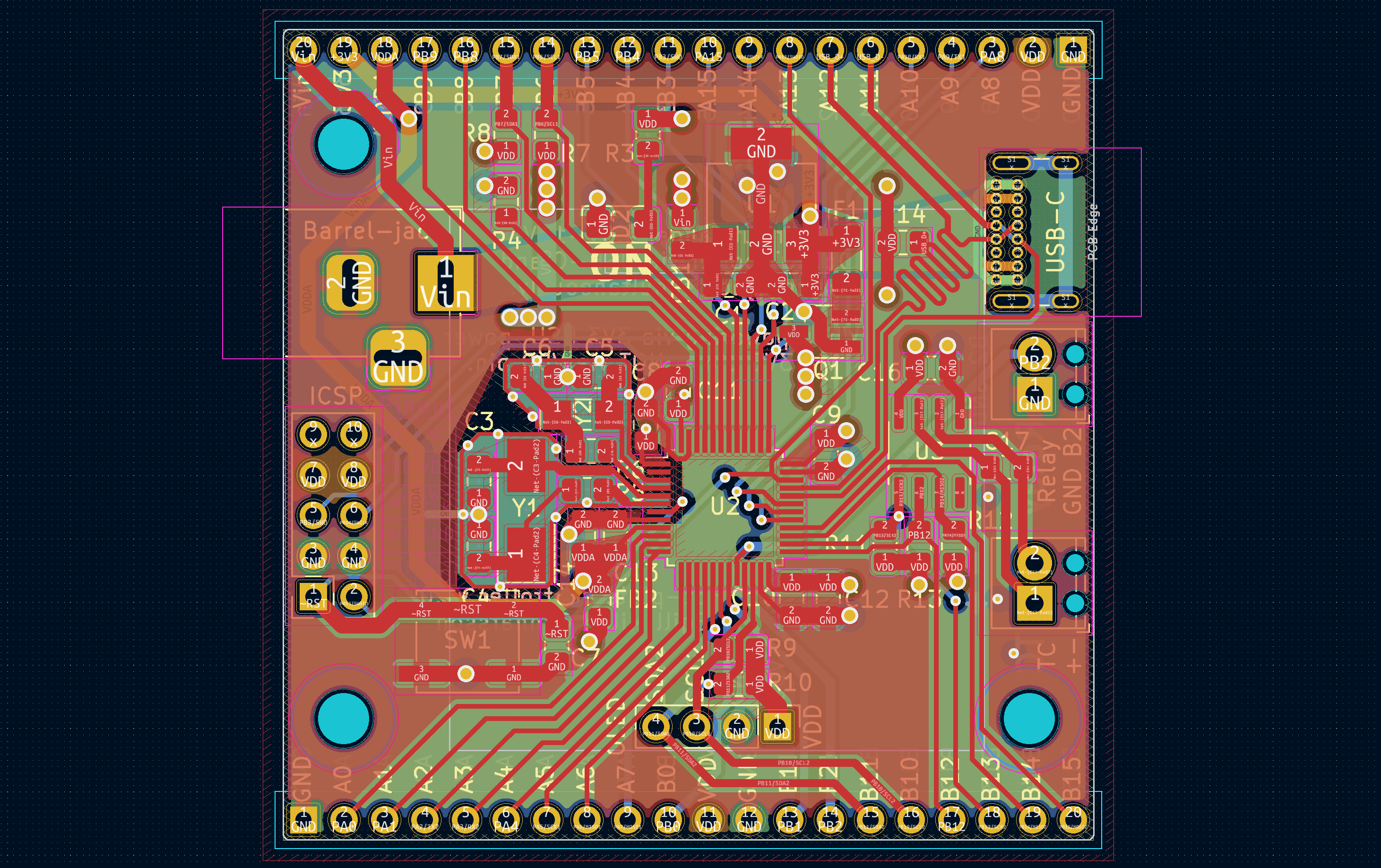 GitHub - egillmilan/STM32F103_uC: A microcontroller board sporting the ...