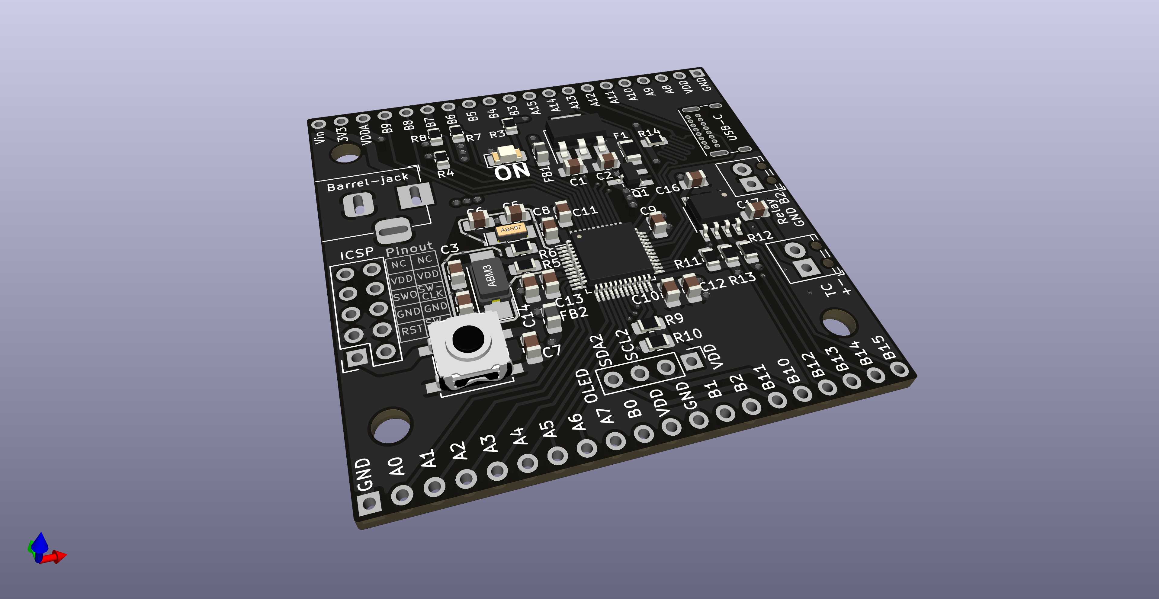 GitHub - egillmilan/STM32F103_uC: A microcontroller board sporting the ...