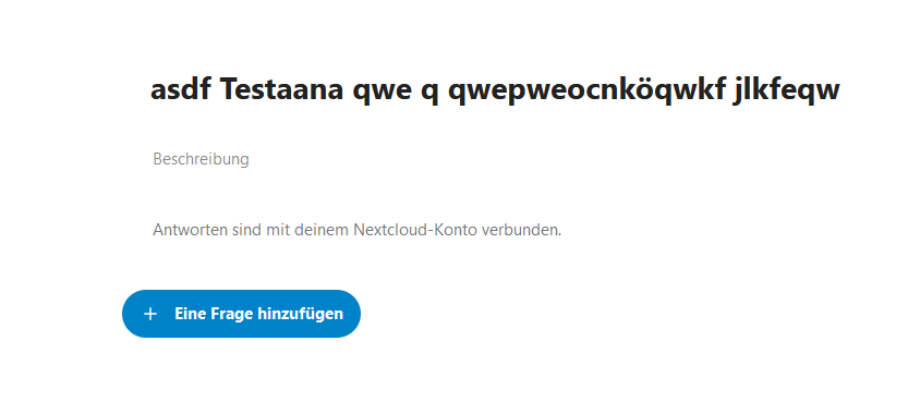 Realign Add Question Button Issue 1349 Nextcloud Forms Github