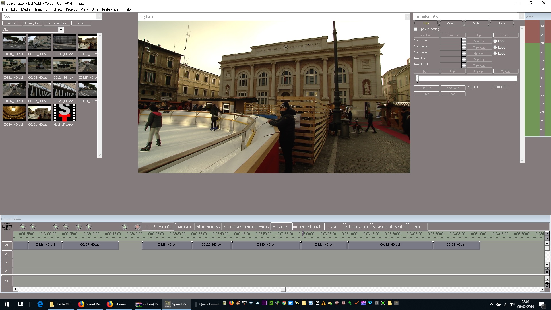 Speed Razor / Blade videoediting software: a little jerky playback ...