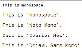 fonts