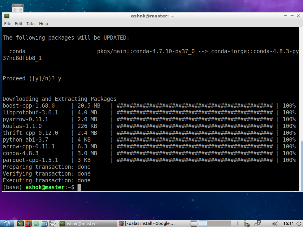 Unable to install koalas on lubuntusegmentation fault · Issue 1679 · databricks/koalas · GitHub