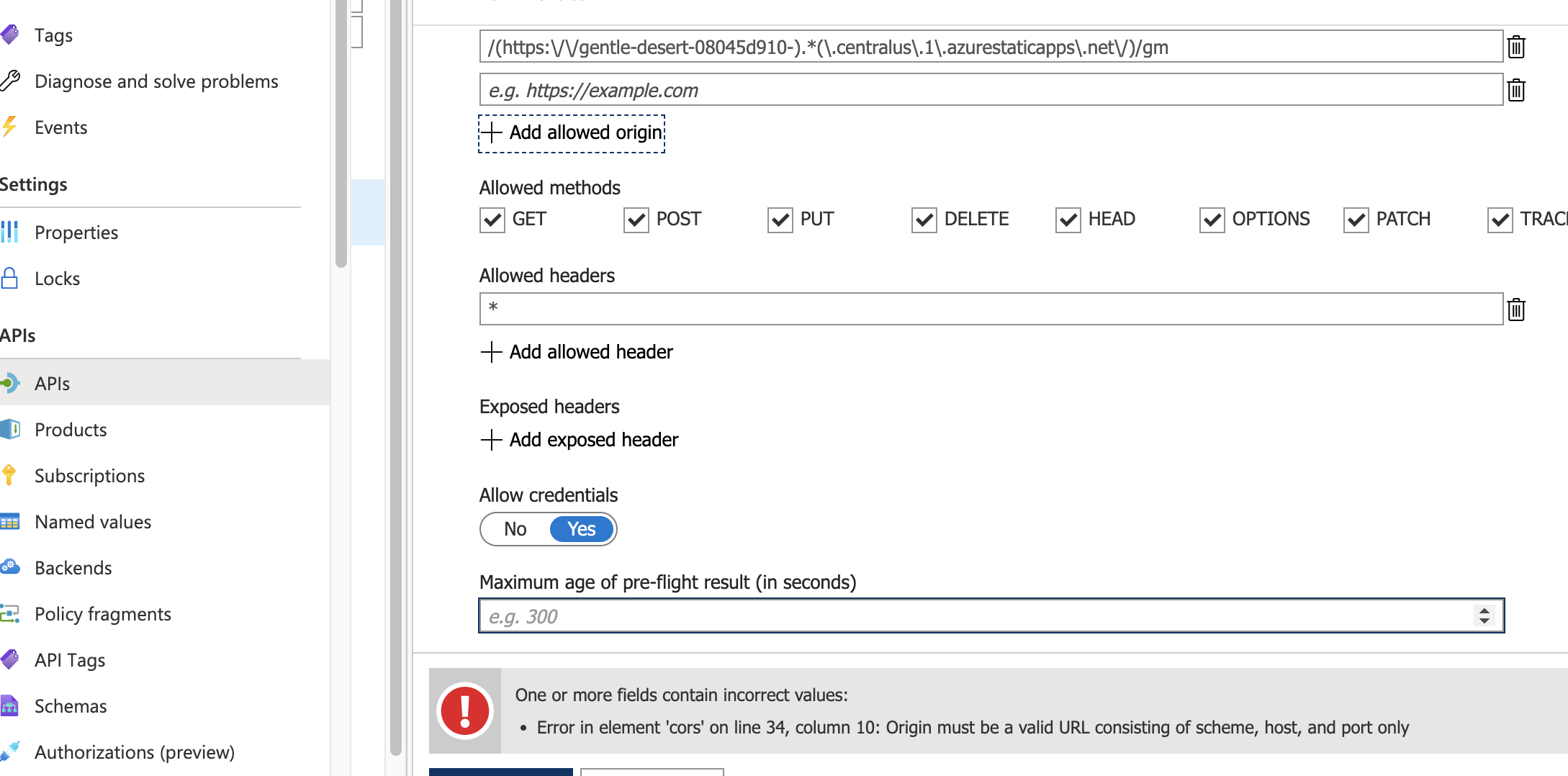 Treating CORS in hash domain - Static Web App + API management · Issue ...