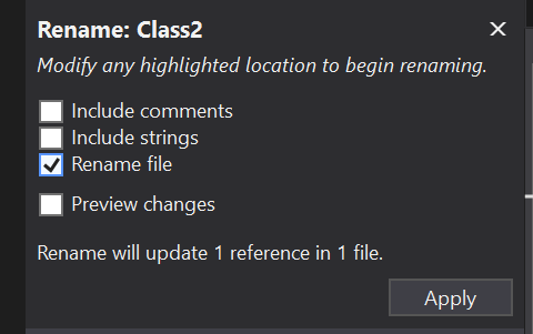 image of inline rename with new checkbox