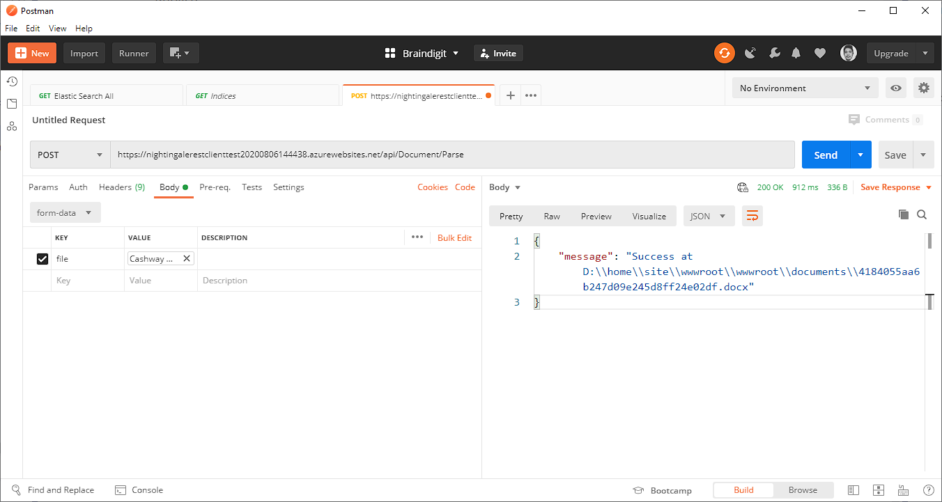request with a document file in form-data results in Exception · Issue ...