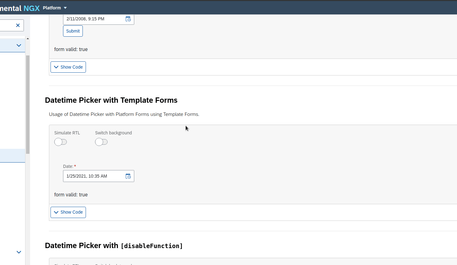 datetime picker (platform) on IE and Edge, popup to select date/time