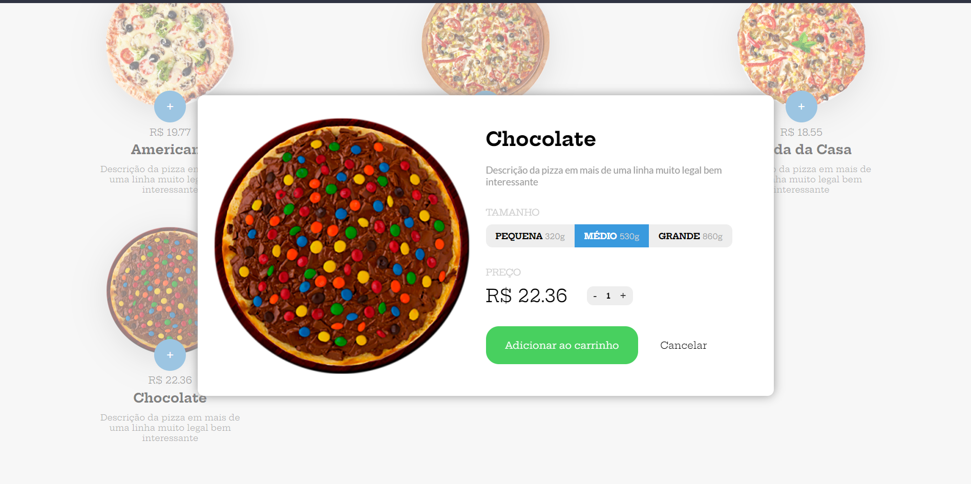 GitHub - manelB1/LojaPizza: "Loja" de pizza utilizando javascript. Este ...