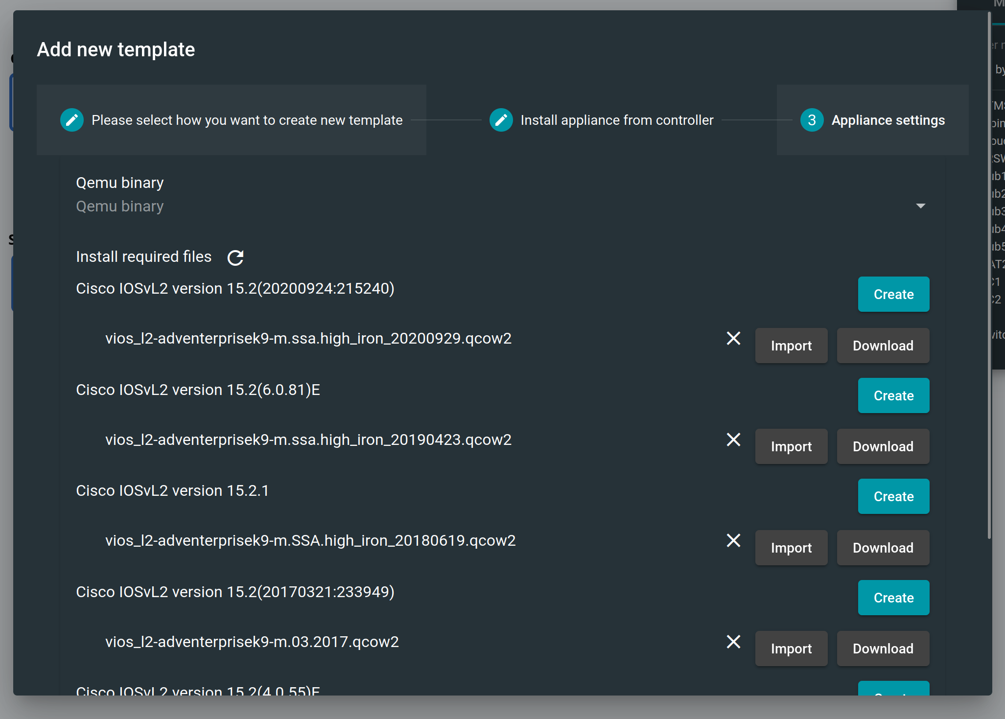 Qemu binaries endpoint must not be used · Issue 1363 · GNS3/gns3web