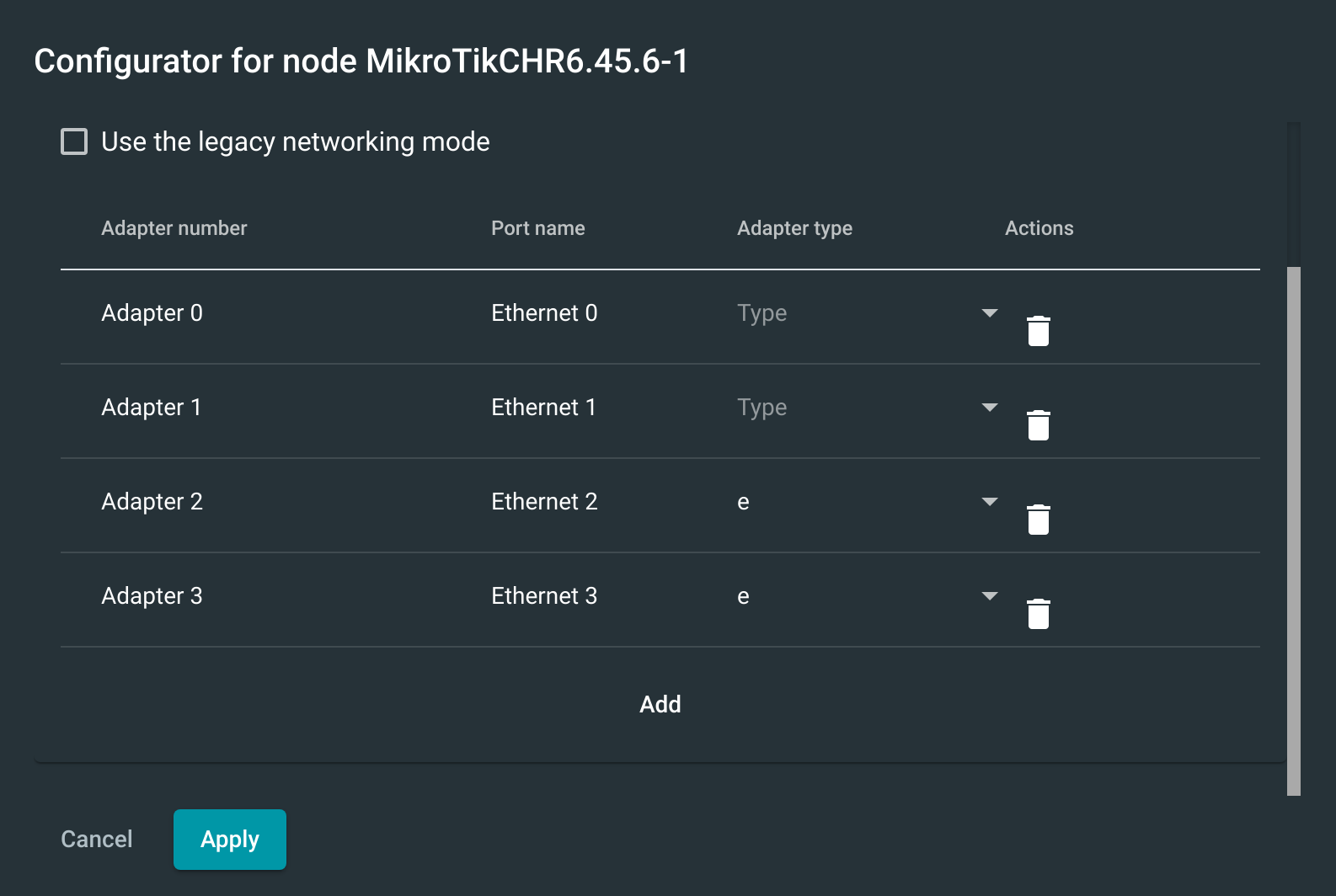 Wrong adapter types for Qemu VMs · Issue 797 · GNS3/gns3webui · GitHub