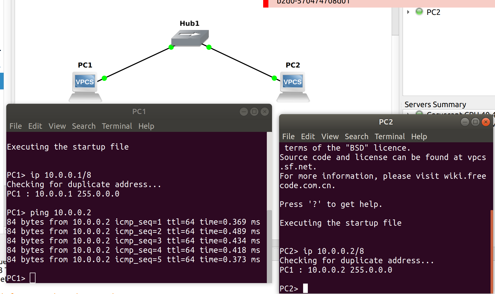 GNS3 2.2.9 hub does not transfer any packet · Issue