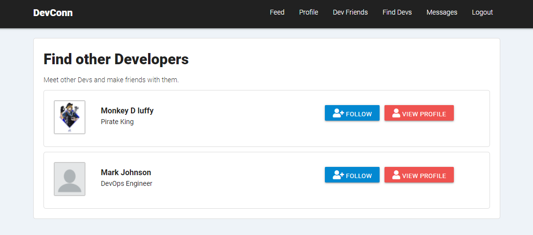 GitHub - Bishwahangdewan/devconn: A social media site for developers