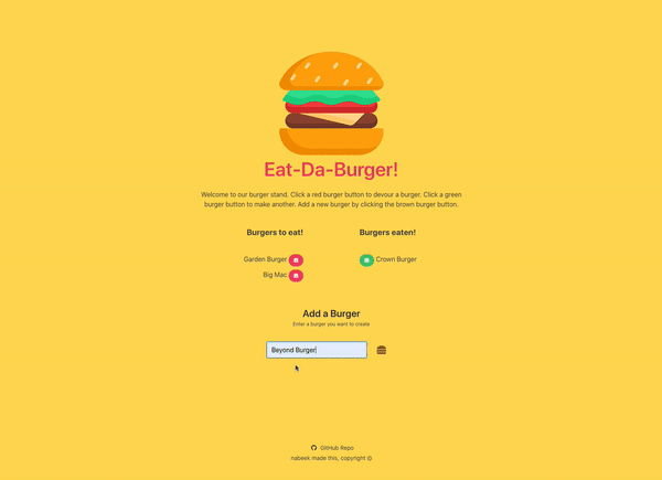 GitHub - nabeek/eat-da-burger: A burger logger built with MySQL, Node ...