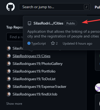 Feature Request: Show repo visibility in main page · community ...