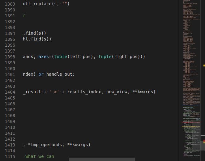 Feature Request: Allow horizontal scroll with mouse on editor minimap ...