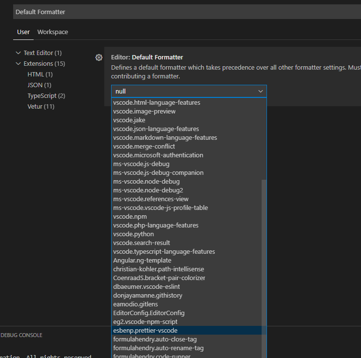 Format On Save prettier Stopped Working With Latest Update Issue 
