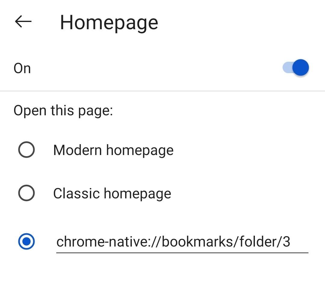 chromenative//bookmarks opens level above bookmarks · Issue 690