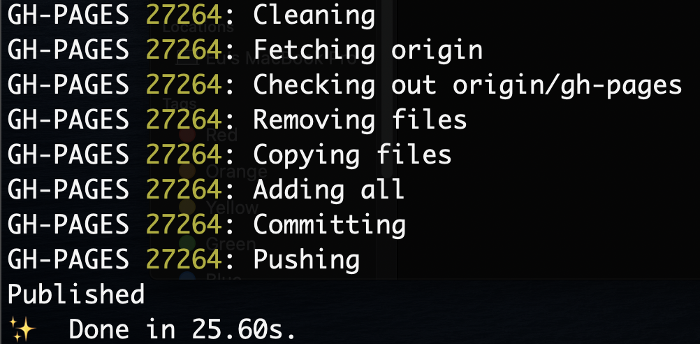 gh-pages successful