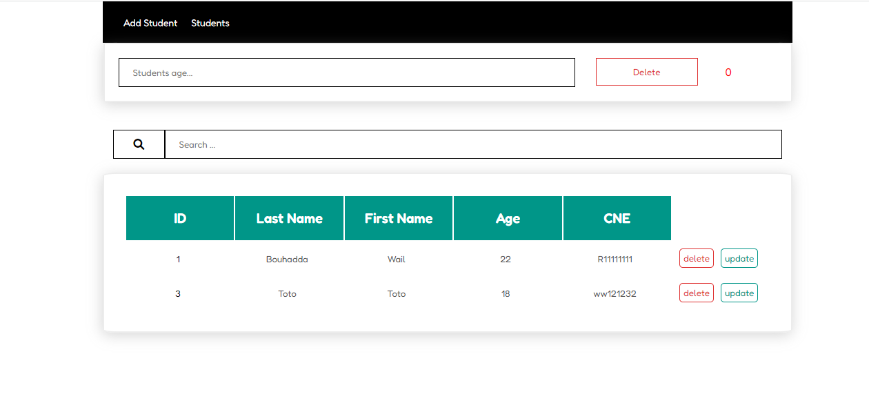 GitHub - WailBouhadda/StudentManagement_TPJavaEE: Java EE Practical ...