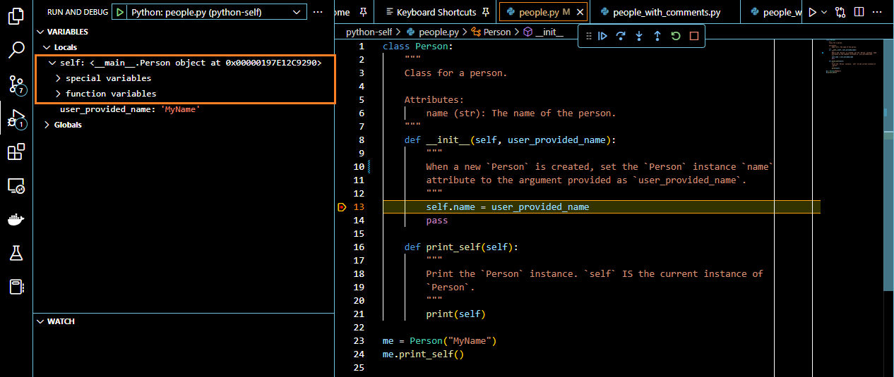 GitHub - FlynntKnapp-python/python-self: Example of what Python's `self ...