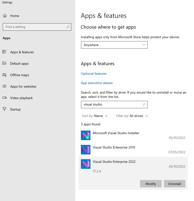 2022 is still on 17 2 4 and didn't get upgraded to 17 2 5