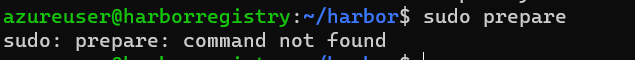 Prepare command not found · Issue #408 · goharbor/website · GitHub