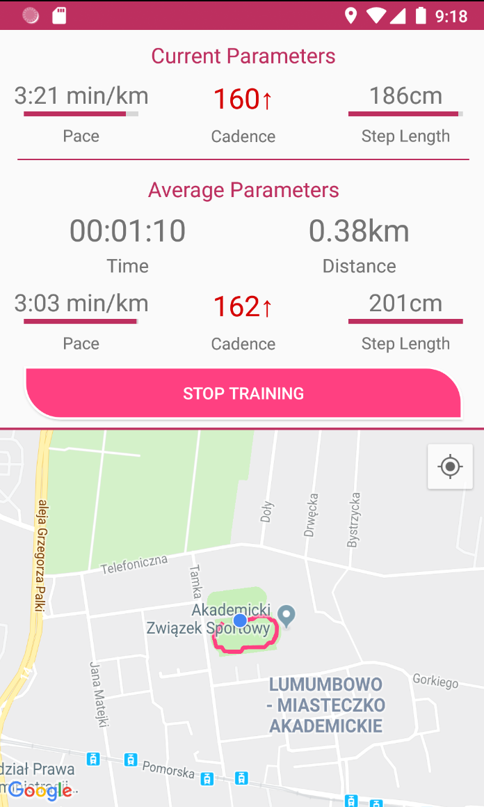 GitHub - Mroziek/Android-Running-Parameters: Android Running Tracker ...