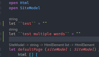 Can't make word pattern works with double ticks (for renaming) · Issue ...