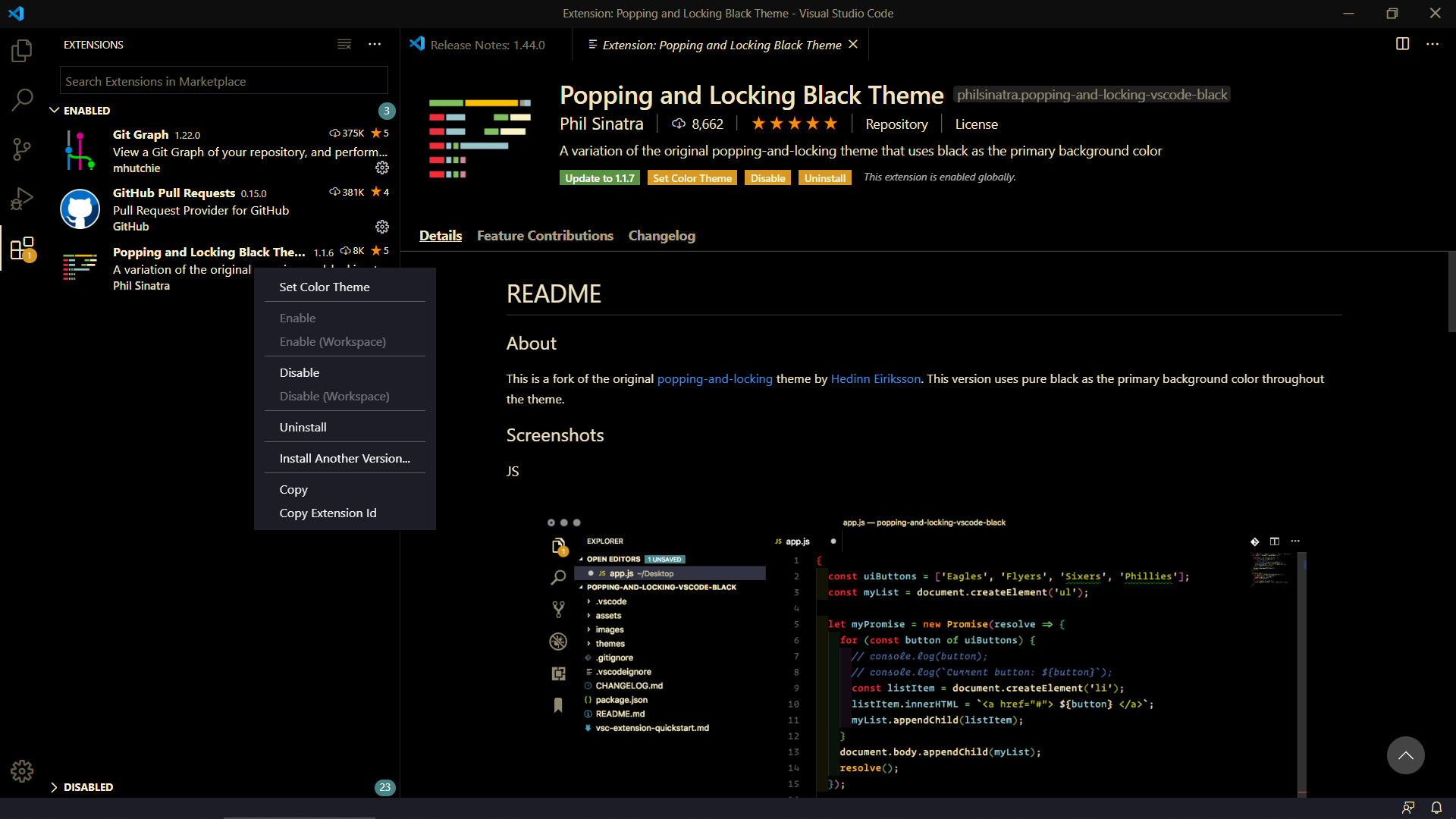 Highlighting in context (right-click) menus is indistinguishable from ...