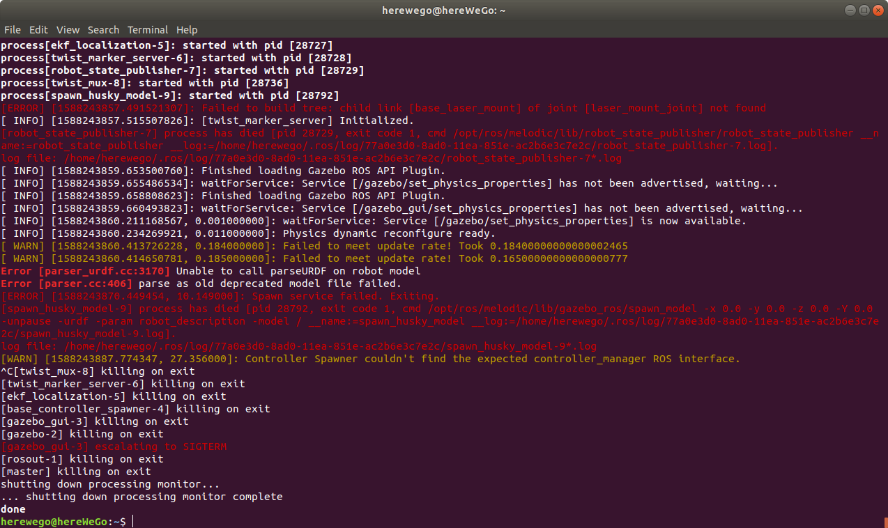 Husky Melodic Installation in Ubuntu 18.04 · Issue #129 · husky/husky ...