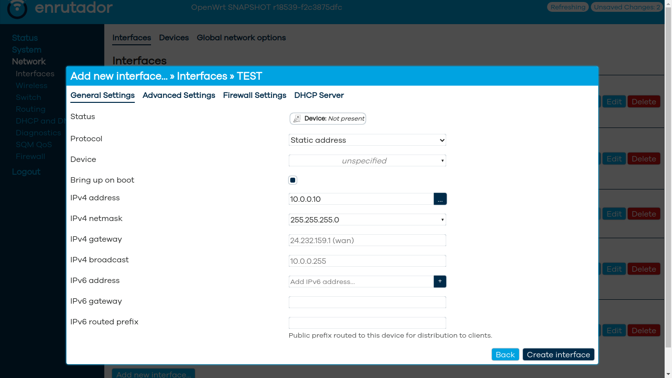 Error creating interfaces · Issue #5646 · openwrt/luci · GitHub