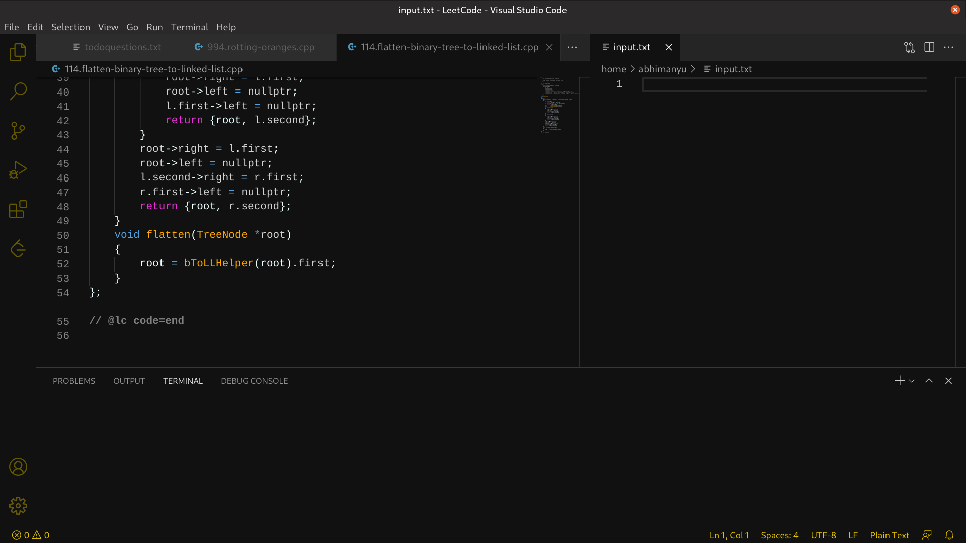 unable to detect shell in vscode when launched by icon in fedora LINUX ...