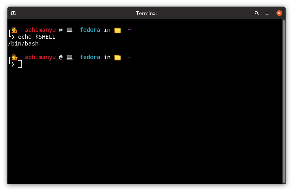 unable to detect shell in vscode when launched by icon in fedora LINUX ...